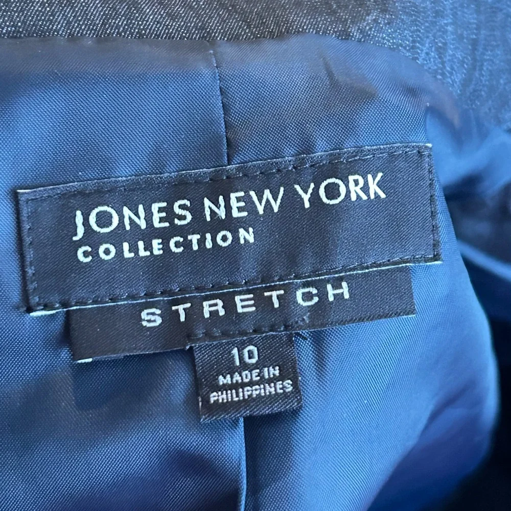 Jones New York Stretch Classic Black Women's Blazer, Sz 10 🔥